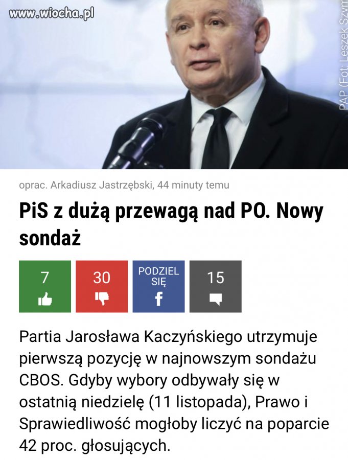 Z cyklu sondaż CBOS