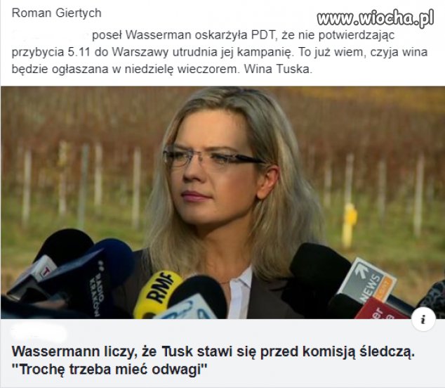 Wszędzie widzą winę Tuska