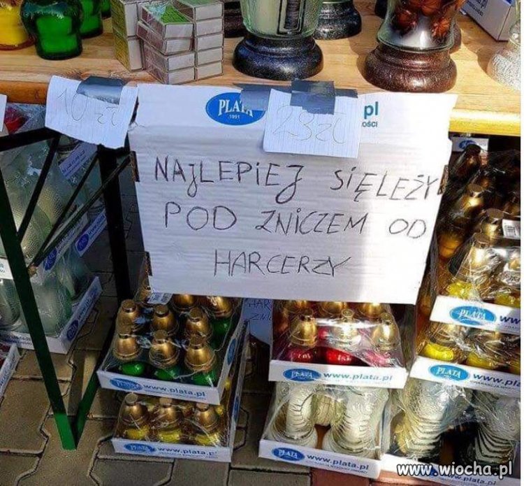 Znicze od harcerzy 