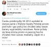 Redaktor Obszerny dostał między oczy!