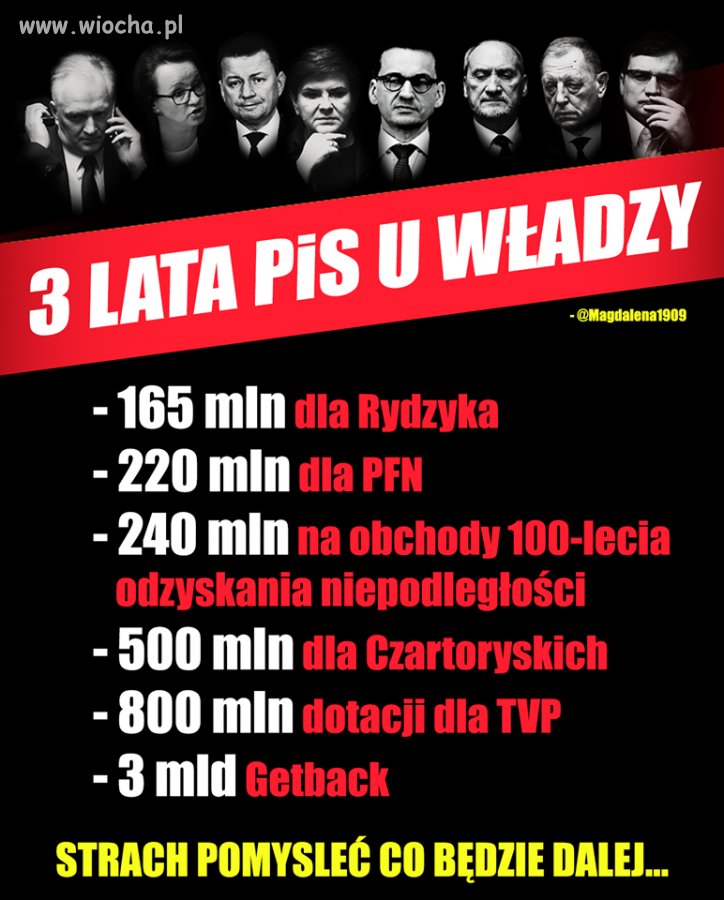 JESZCZE TAK PAZERNEGO RZĄDU POLSKA NIE MIAŁA