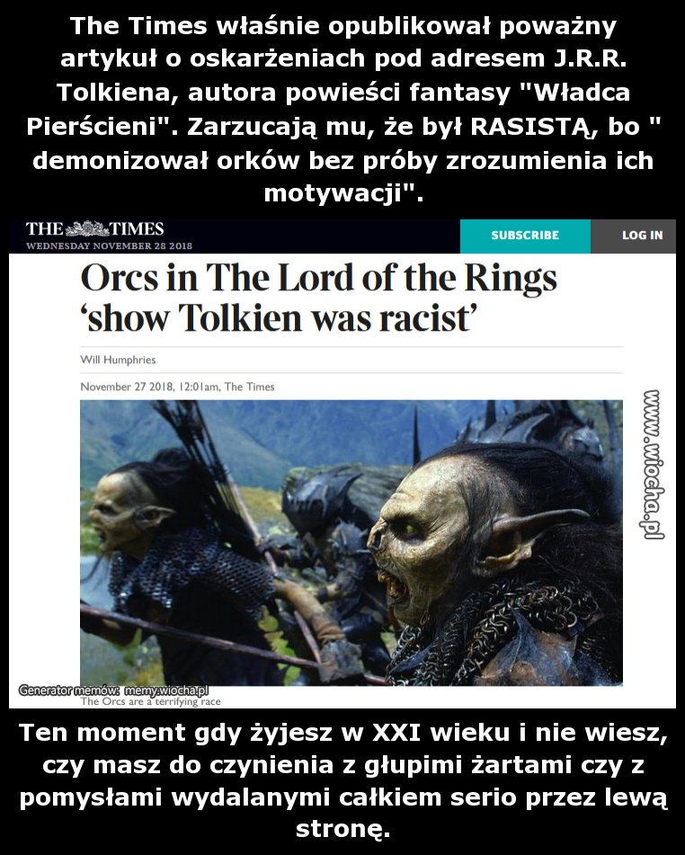 The Times właśnie opublikował poważny artykuł