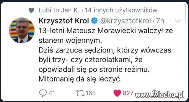 13 letni Morawiecki terroryzuje czterolatków.