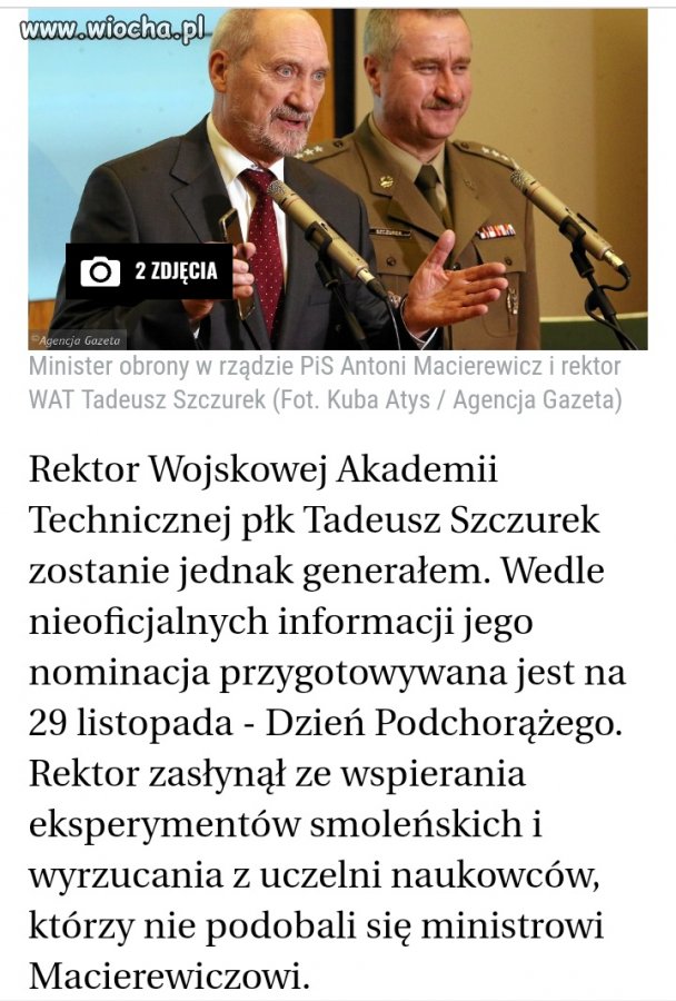 Kolejny zasłużony