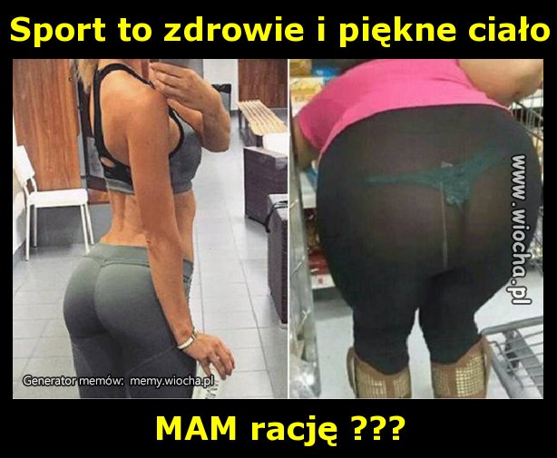 Sport to zdrowie i piękne ciało