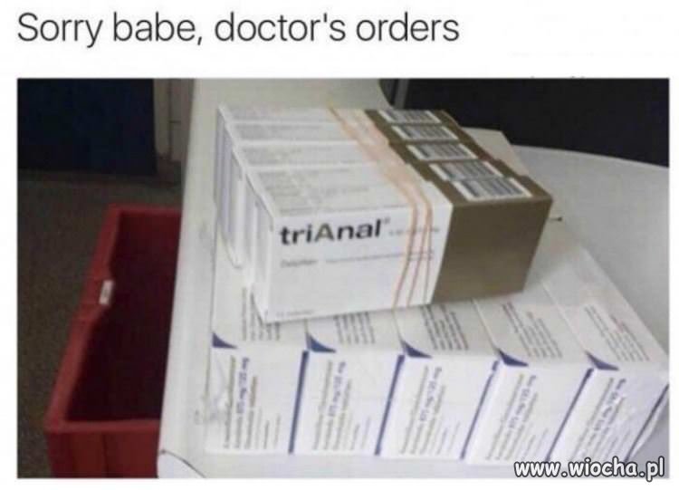 Kiedy doktor zalecił