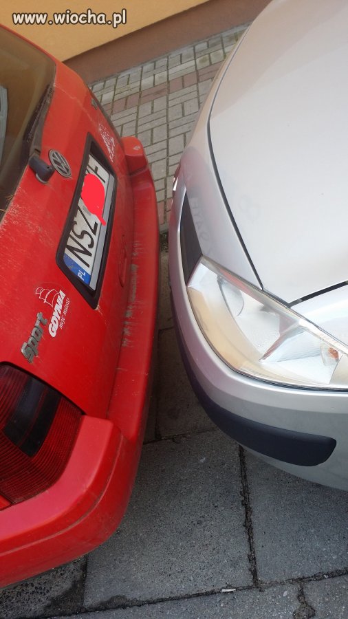 Czerwony burak- szeryf parkingu