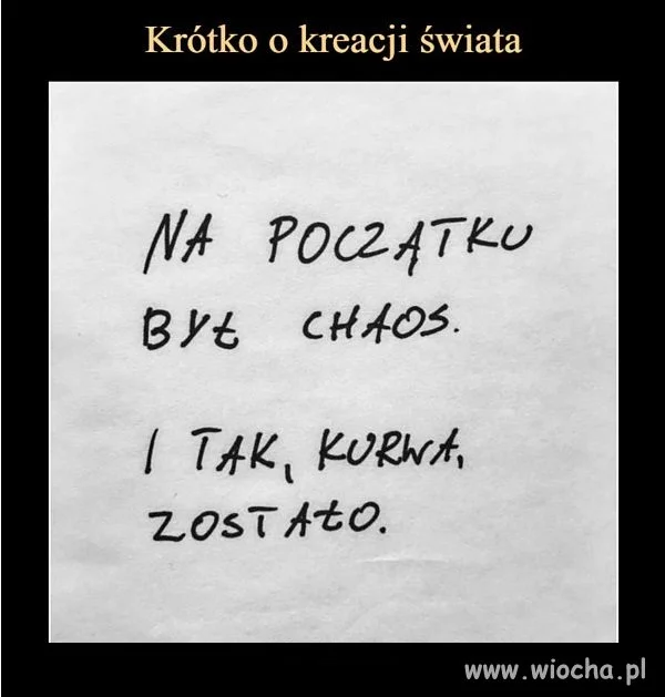 Tak powstał Świat