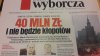 Ciekawe co jutro napiszą