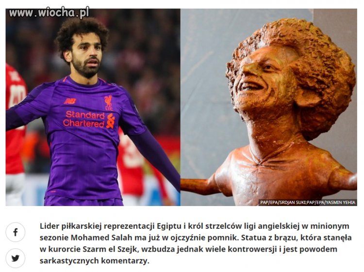 Rzeźbę chyba robił ten sam co rzeźbę Ronaldo