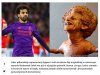 Rzeźbę chyba robił ten sam co rzeźbę Ronaldo