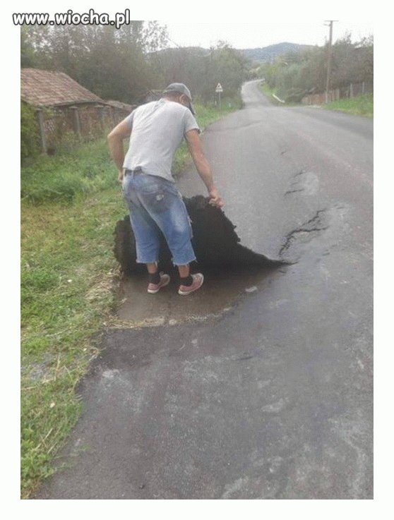 Nakładanie asfaltu