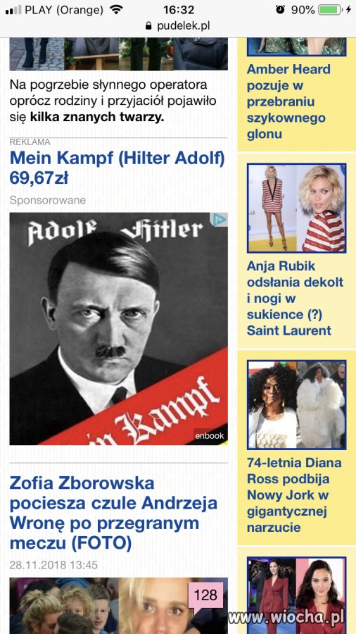 Pudel się rozpędził z reklamami...