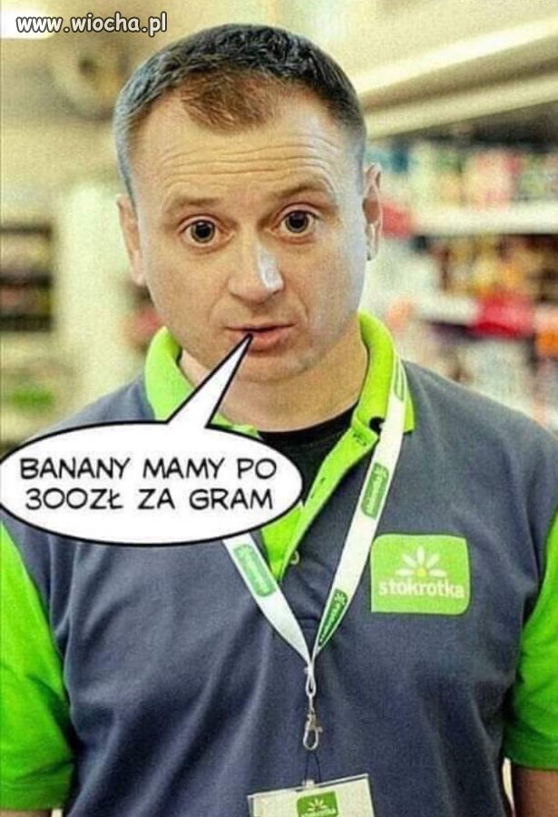 Cena bananów z dnia na dzień