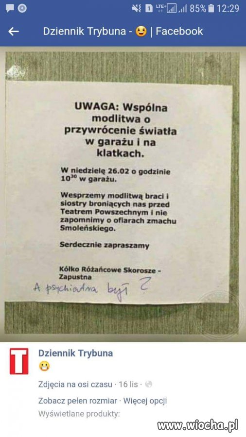 Modlitwa o przywrócenie