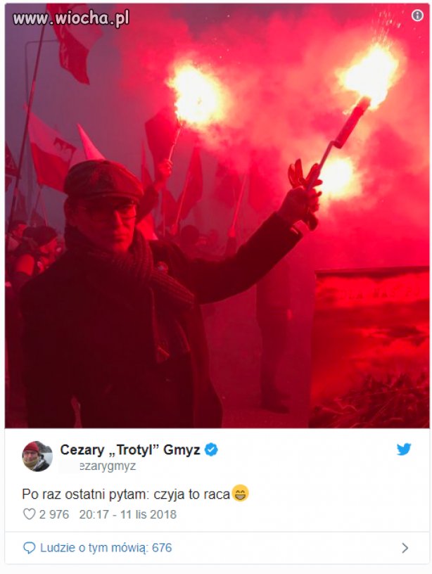 Gmyz na marszu niepodległości