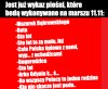 Jest już wykaz pieśni, które będą wykonywane 