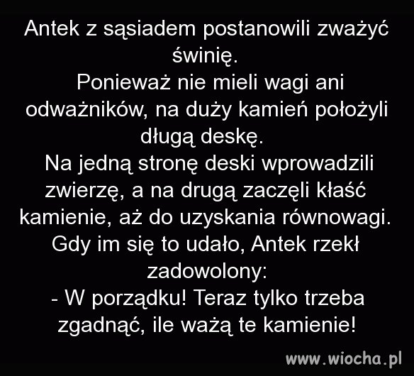 Z życia wiochmena
