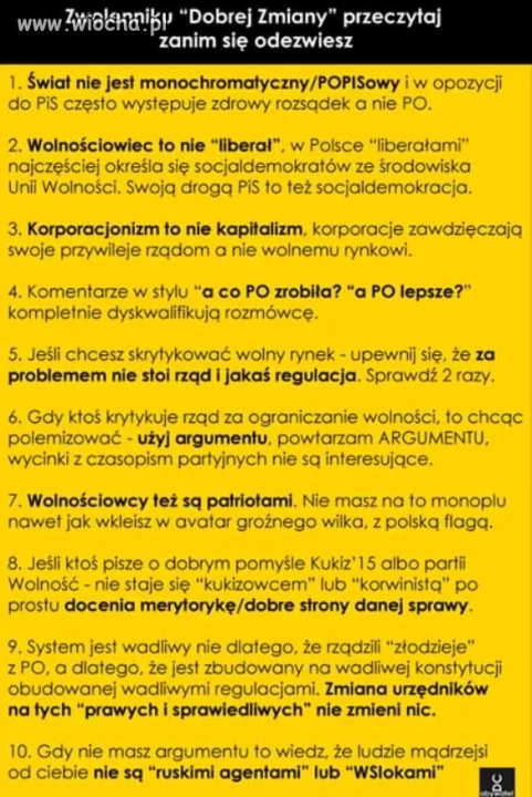 Gdy nie możesz zrozumieć, że ,, Dobra Zmiana,,