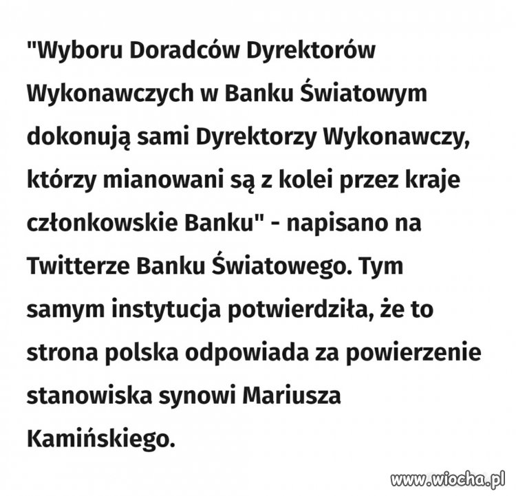 Kamiński twierdził, że to nie strona polska