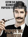 Czym się różni blondynka od papieru toaletowego?