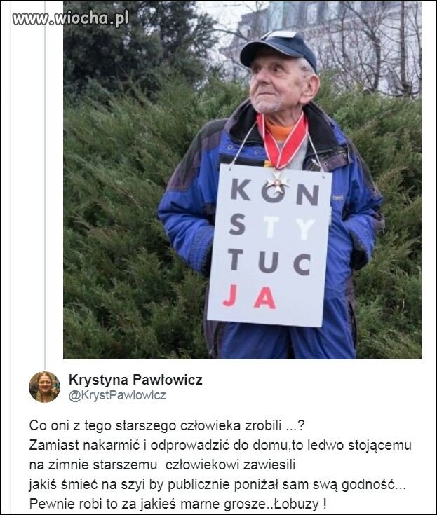 Poniżyła znanego opozycjonistę