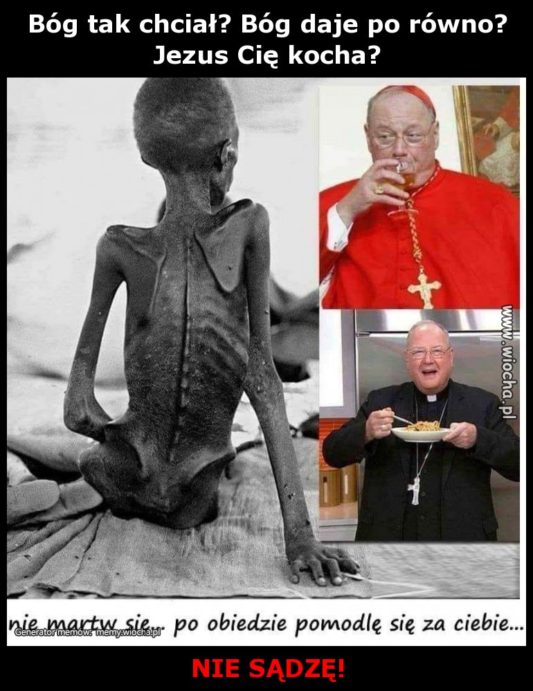 Bóg tak chciał? Bóg daje po równo? Jezus Cię