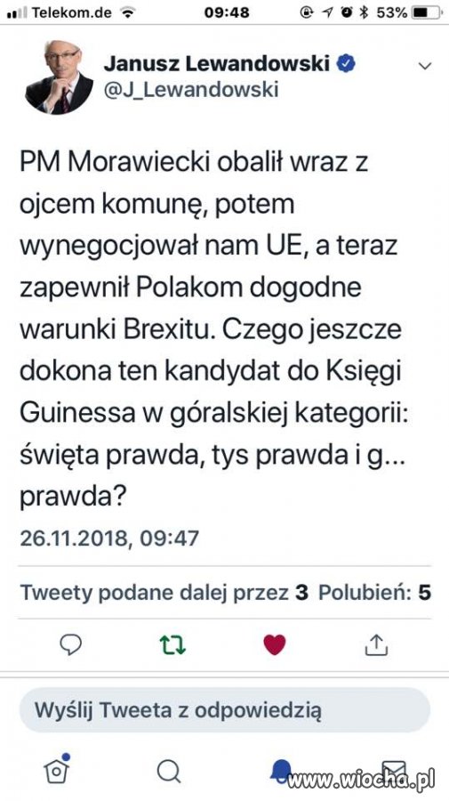 Nie lubię go