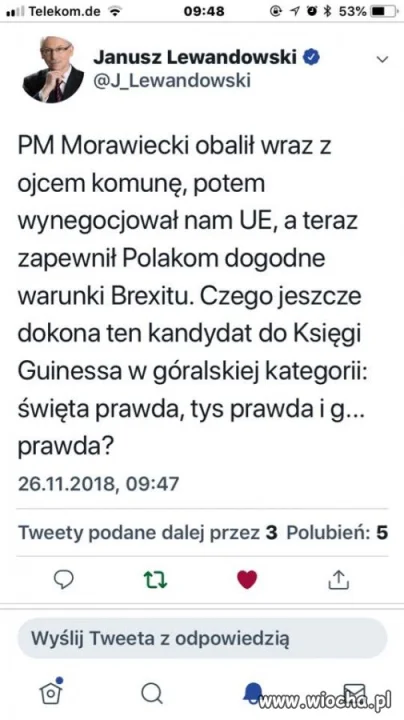 Nie lubię go
