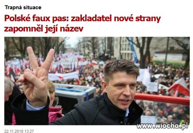 Już w Czechach piszą o naszym bohaterze