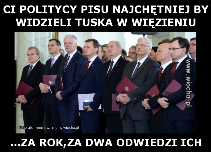 CI POLITYCY PISU NAJCHĘTNIEJ BY WIDZIELI TUSKA W