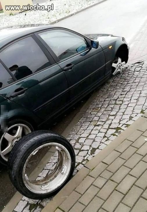 Jazda na kołach z Chin.