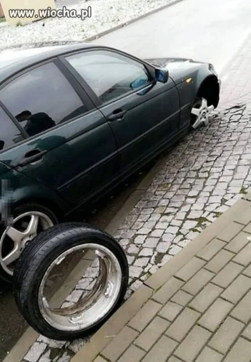 Jazda na kołach z Chin.