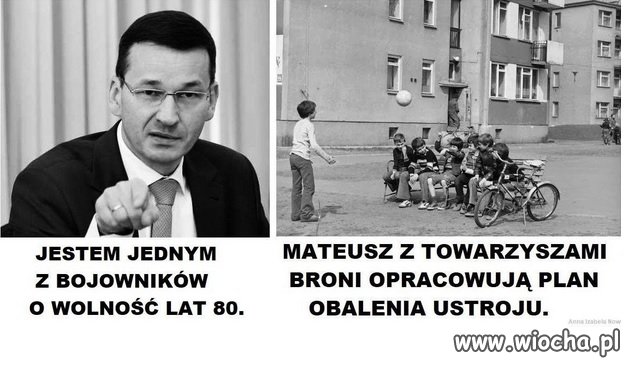 Nasz polski bojownik M.Morawiecki 