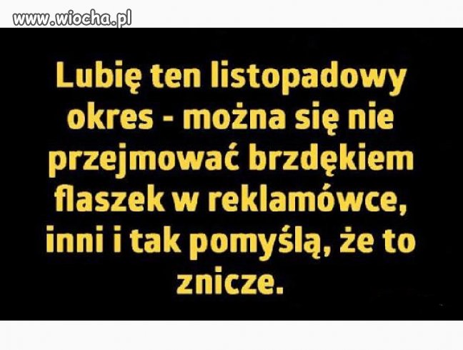 Listopadowy okres