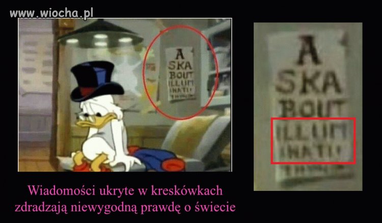 Iluminaci bez gaci i Kaczor Donald też