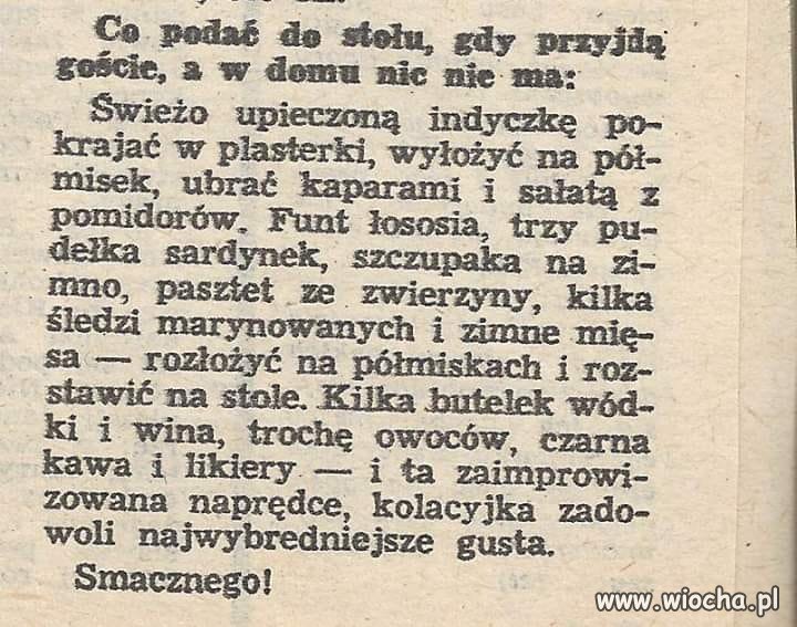 Co podać