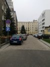 Parkowanie przy kościele Serca Jezusa w Gdyni.