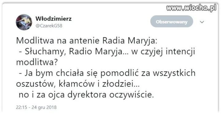 Modlitwa w intencji