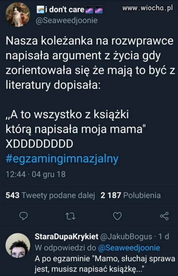 Mama pisze najlepsze książki