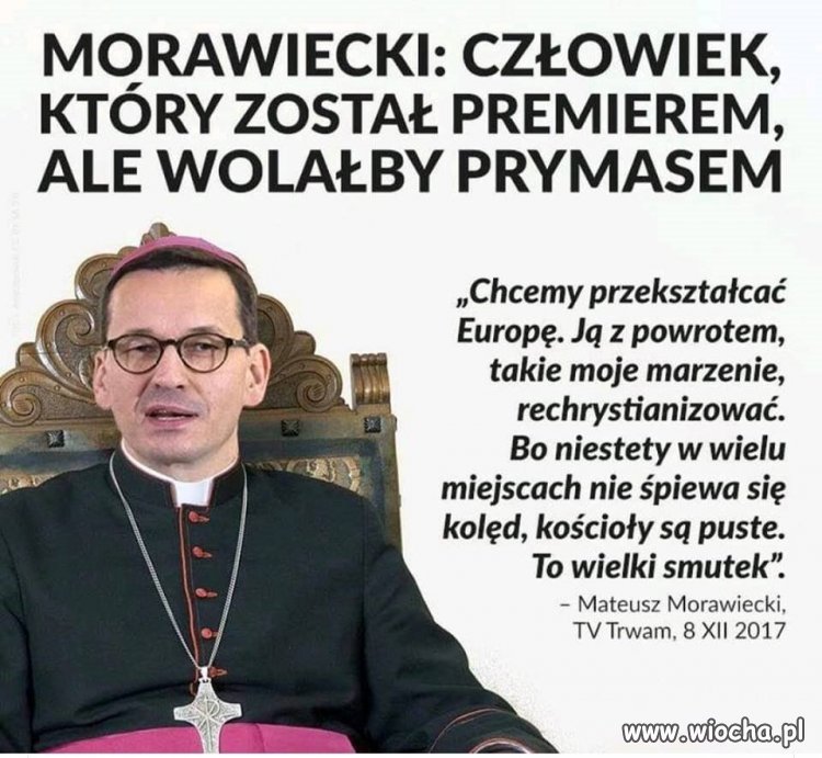 A w dzieciństwie chciał być ministrem