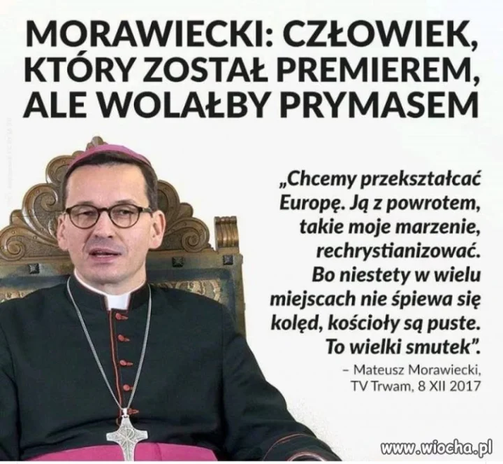A w dzieciństwie chciał być ministrem