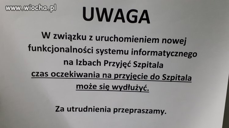 Nowe systemy w szpitalach