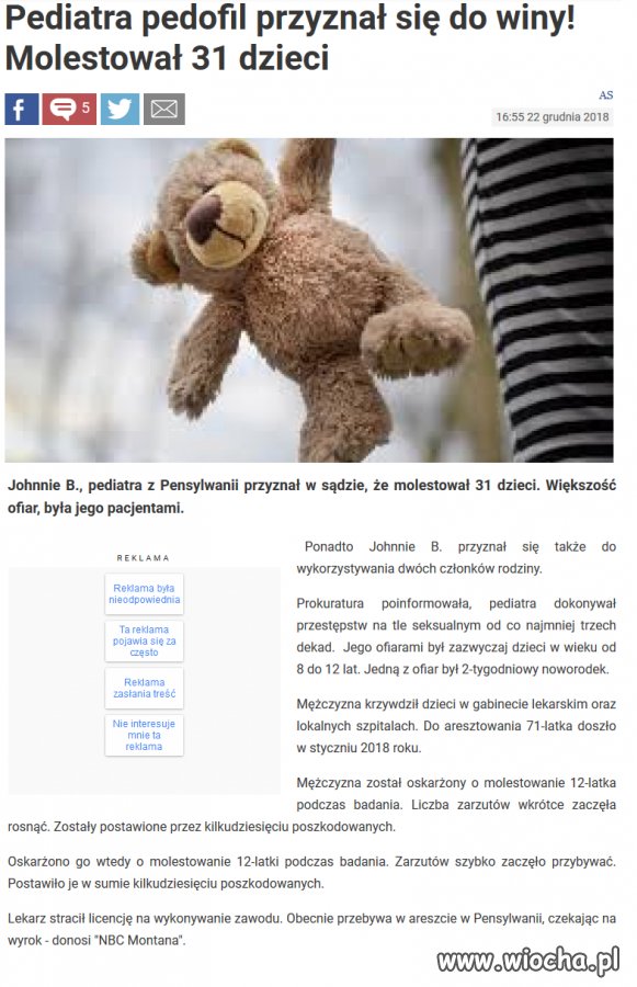 Przebił księdza, który molestował 22 dziewczynki