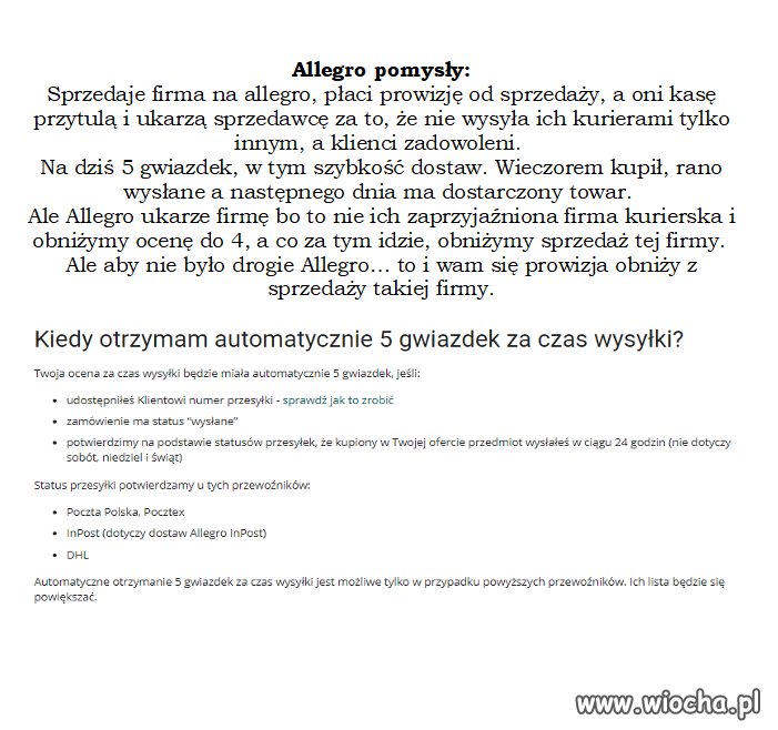Allegro idzie ukarać sprzedawców
