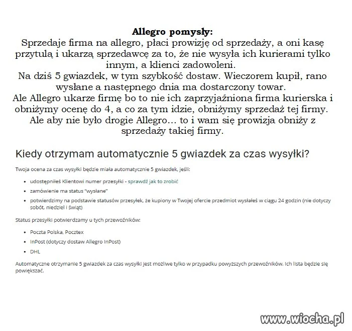 Allegro idzie ukarać sprzedawców