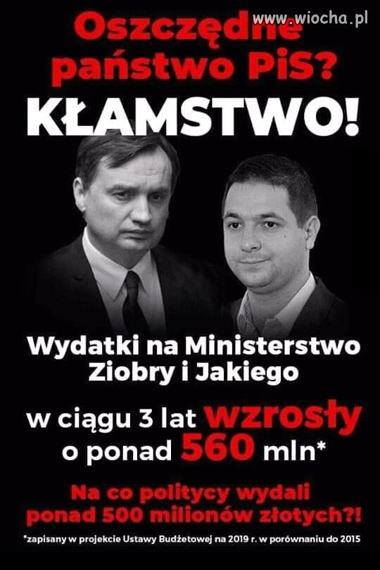 A to tylko jedno ministerstwo