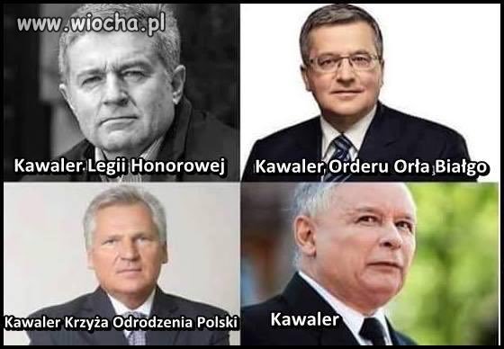 W sumie to dziwne że sam siebie nie odznaczył