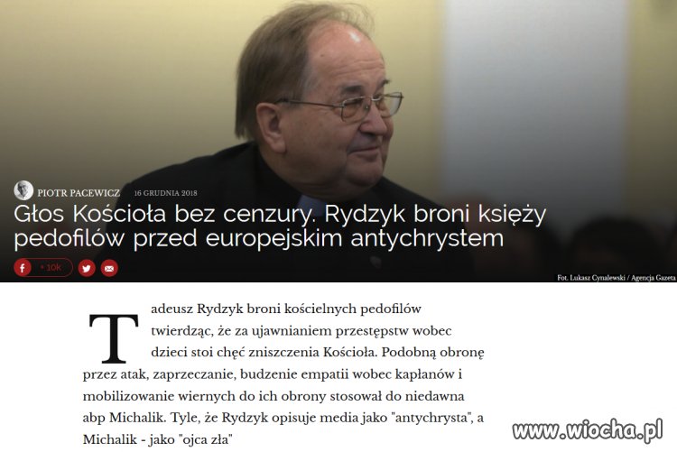 Rydzyk pojechał równo...