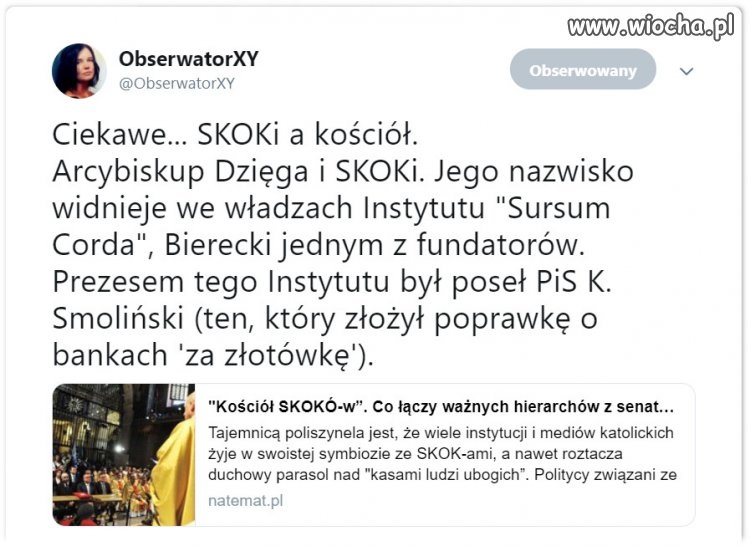 Nowy wątek w aferze SKOK